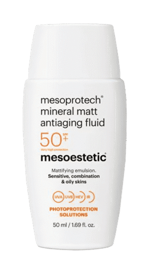MESOESTETIC MESOPROTECH MINERAL MATT ANTIAGING FLUID SPF 50+