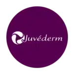 purple juvederm filler brand icon