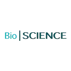 BioScience logo white background