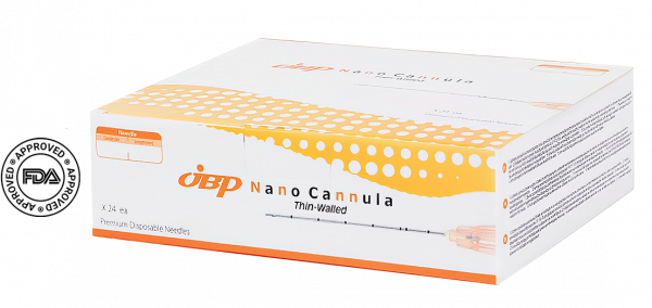 JBP Nano Cannula - 27g, 50mm, 24/box