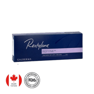 Restylane Refyne box with logos