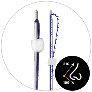 Medical device close-up illustration.