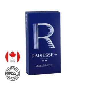 Radiesse+ packaging with approvals.