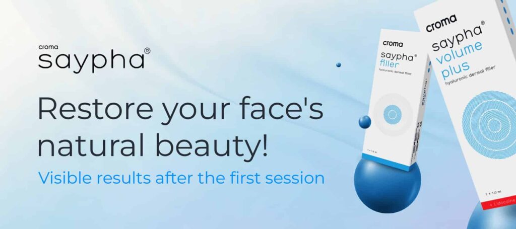 Saypha dermal filler boxes